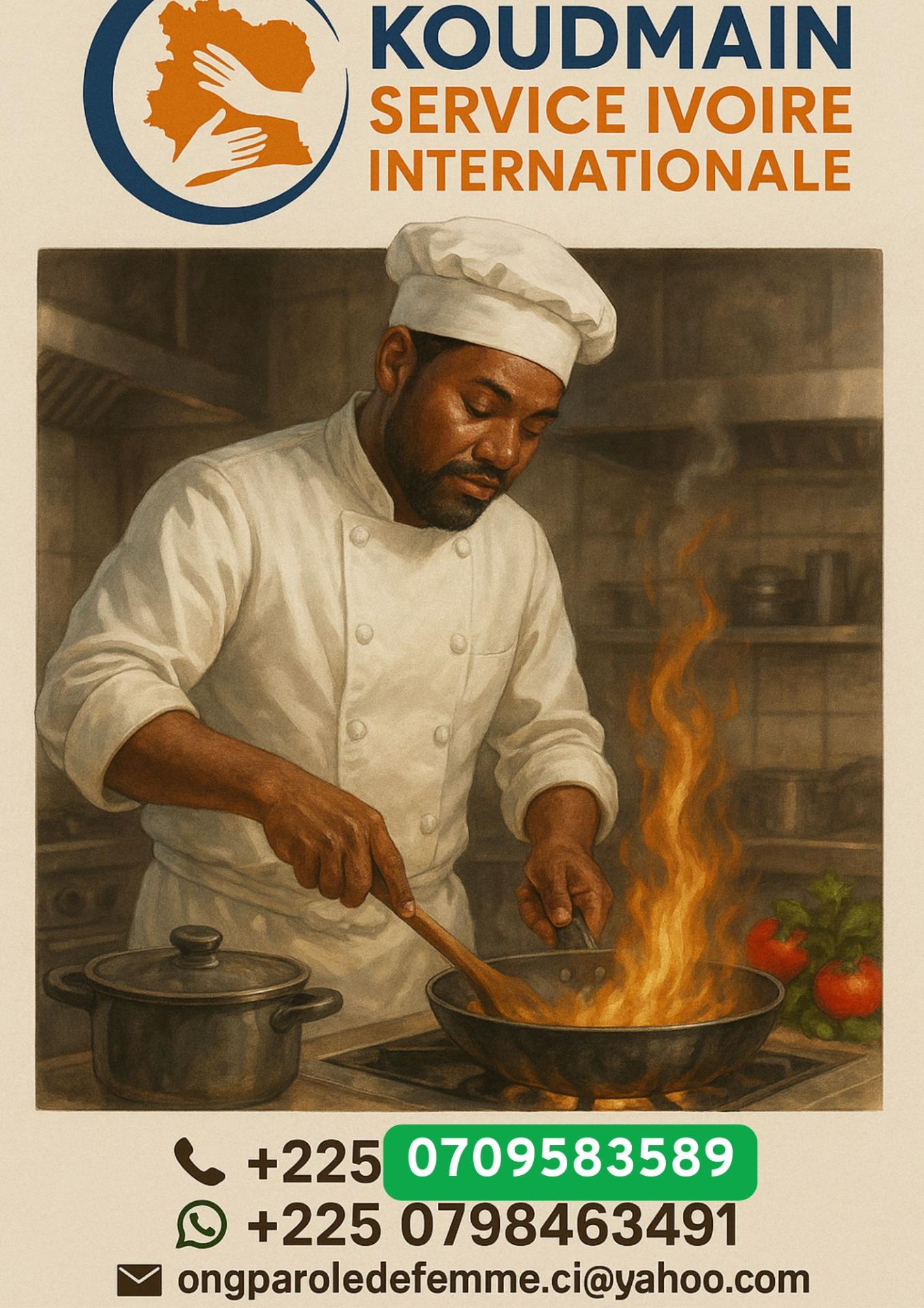Flyer cuisinier africain kssi