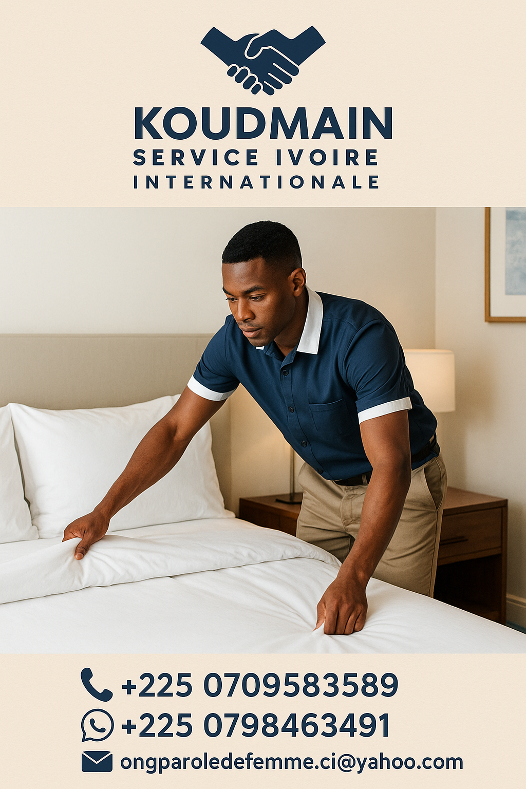 Flyer employe de hotel