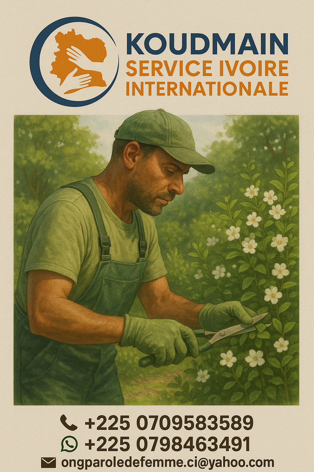 Flyer jardinier